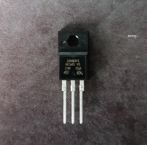 Zdjęcie oferty: Tranzystor MOSFET STFU 15N80K5