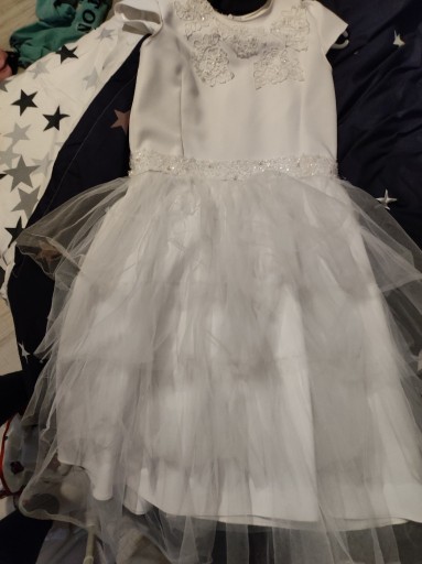 Zdjęcie oferty: Sukienka biała, tiul, koronka na przyjęcie wesele 