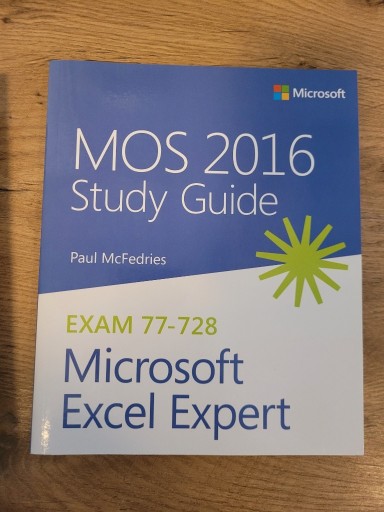 Zdjęcie oferty: MOS 2016 Study Guide for Microsoft Excel Expert