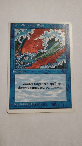 Zdjęcie oferty: MAGIC the Gathering Blue Elemental Blast 1995 r.