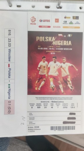 Zdjęcie oferty: Polska-Nigeria 2018 kolekcjonerski
