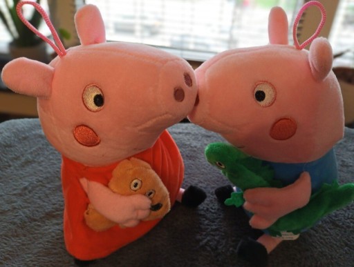 Zdjęcie oferty: Świnka Peppa i Brat George Pluszaki Maskotki 25cm