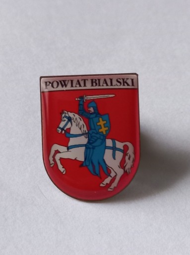 Zdjęcie oferty: Herb powiat Bialski przypinka pin odznaka wpinka