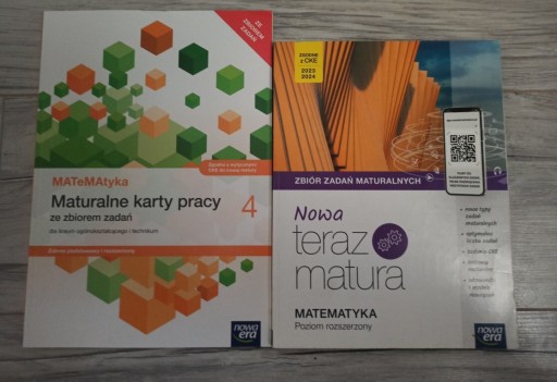 Zdjęcie oferty: Zbiór zadań maturalnych oraz karty pracy do klasy 4 Nowa Era