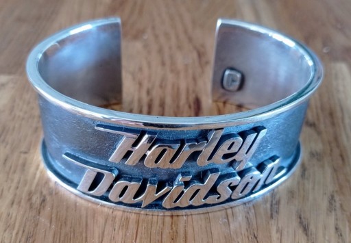 Zdjęcie oferty: Harley Davidson.Solidna srebrna bransoleta