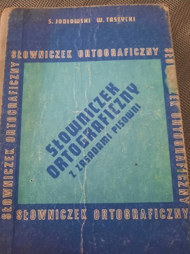 Zdjęcie oferty: Słowniczek ortograficzny 1983