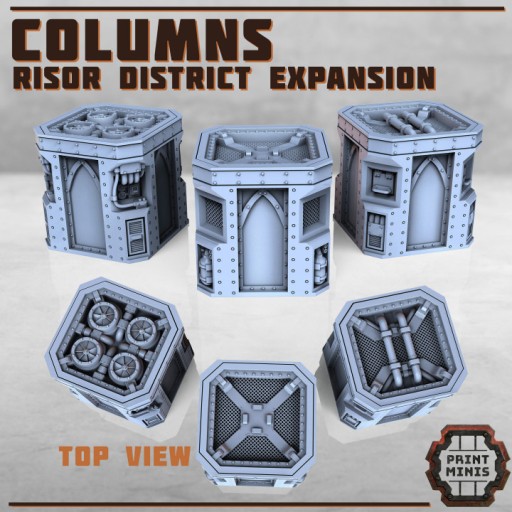 Zdjęcie oferty: Columns Expansion - Risor District  - Print Minis