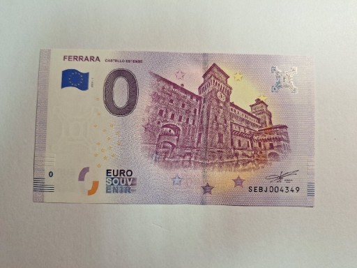 Zdjęcie oferty: Banknot 0 Euro Ferrara - Włochy 2019r