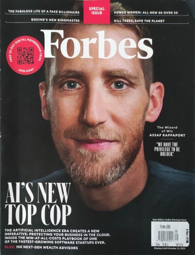 Zdjęcie oferty: Forbes USA 11/23 Cloud Security, Wealth startups
