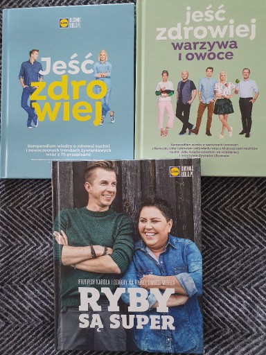 Zdjęcie oferty: Jeść zdrowiej+warzywa i owoce+Ryby są super