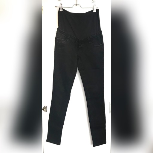 Zdjęcie oferty: Spodnie jeansy ciążowe czarne rozmiar 28/32