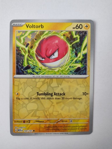 Zdjęcie oferty: Voltorb 100/165 reverse holo - Pokemon 151