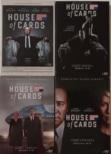 Zdjęcie oferty: House Of Cards 4 sezony