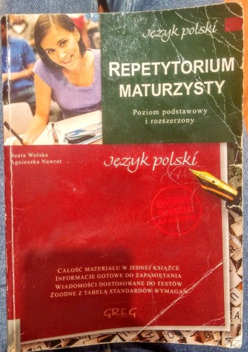 Zdjęcie oferty: Język polski repetytorium maturzysty rozszerzanie