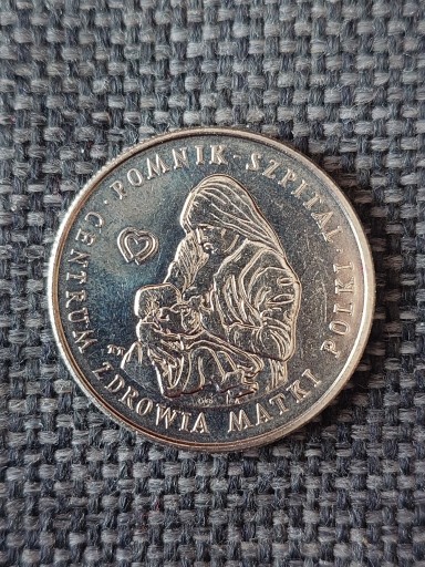 Zdjęcie oferty: MONETA POMNIK SZPITAL CENTRUM ZDROWIA MATKI POLKI 1985 100 ZŁ