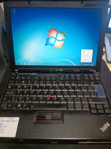 Zdjęcie oferty: Laptop Lenovo ThinkPad X200 Windows 7 stan dobry