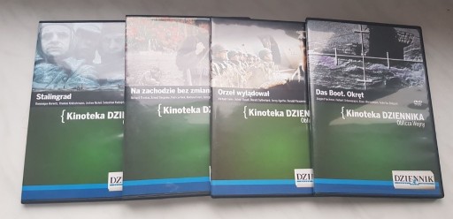 Zdjęcie oferty: Filmy na DVD cz.1 Kinoteka Dziennika 4 sztuki