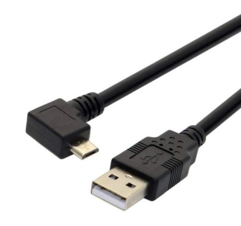 Zdjęcie oferty: NOWY Kabel prawo kątowy MicroUSB do USB długość 3m