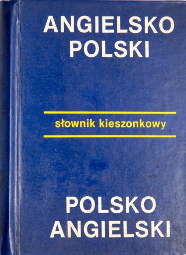 Zdjęcie oferty: Słownik kieszonkowy angielsko polski, polsko ...