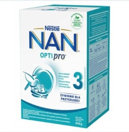 Zdjęcie oferty: Nestle NAN Optipro 3 Mleko Modyfikowane 650 g