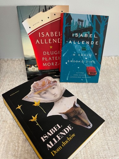 Zdjęcie oferty: Isabel Allende, 3 książki, Stan IDEALNY