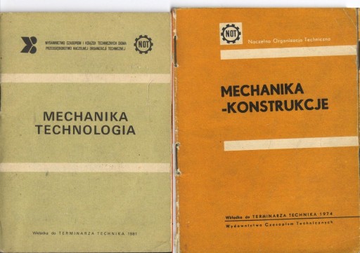 Zdjęcie oferty: MECHANIKA TECHNOLOGIA KONSTRUKCJA NOT