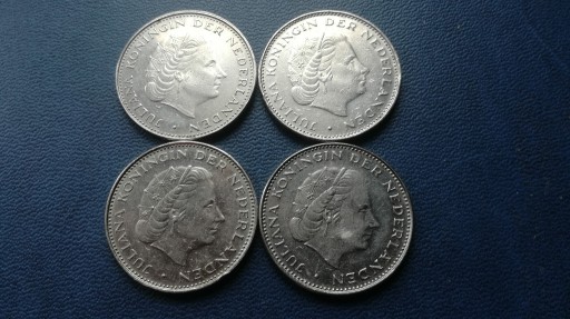 Zdjęcie oferty: Holandia - zestaw 4 monet 2,5 guldena