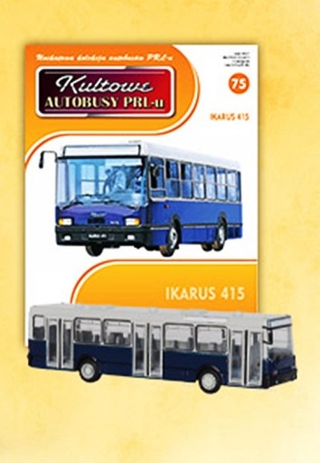 Zdjęcie oferty: IKARUS 415 - Kultowe Autobusy PRL-u - skala 1:72