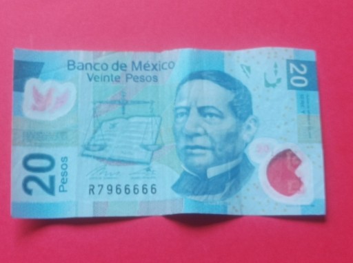 Zdjęcie oferty: Meksyk 20 pesos 2016 Seria Y