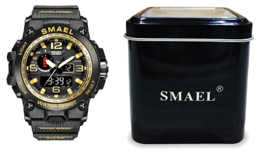 Zdjęcie oferty: Zegarek SMAEL w puszce prezentowej.