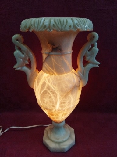 Zdjęcie oferty: Lampa alabastrowa 45cm lampka 733413