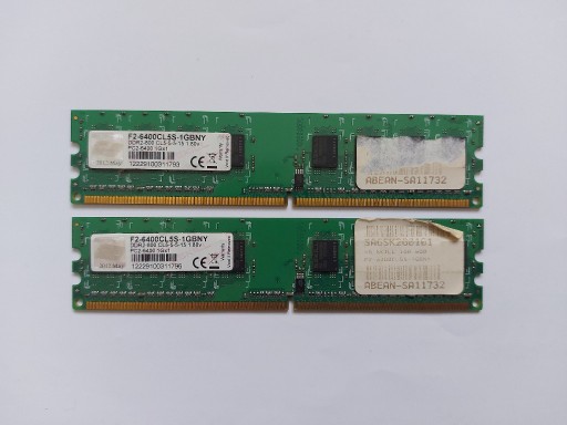 Zdjęcie oferty:  G.Skill DDR2 2GB (2x1GB) 800 MHz CL5