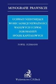 Zdjęcie oferty: OCHMANN Paweł Uchwały nieistniejące