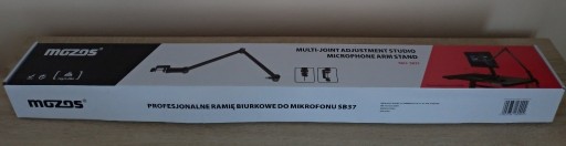 Zdjęcie oferty: Statyw mikrofonowy biurkowy MOZOS SB37