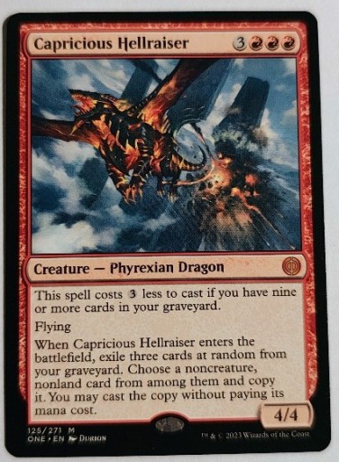 Zdjęcie oferty: Karta Magic: The Gathering Capricious Hellraiser Wizards Of The Coast