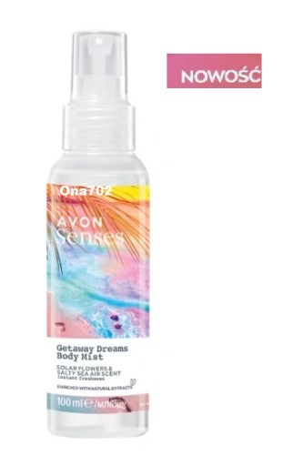 Zdjęcie oferty: Mgiełka do ciała Getaway Dreams Avon 100 ml 