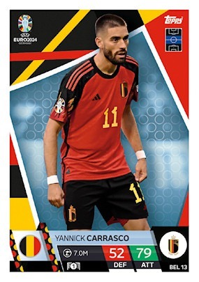 Zdjęcie oferty: Topps EURO 2024 BEL 13 Yannick Carrasco