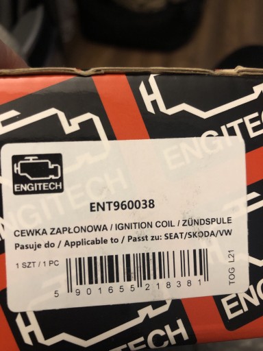 Zdjęcie oferty: NOWA Cewka zapłonowa VW Seat Skoda