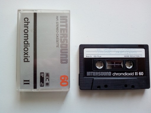 Zdjęcie oferty: Kaseta Intersound Chromdioxid II 60