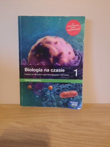 Zdjęcie oferty: Biologia na czasie klasa 1, podstawa