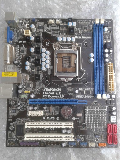 Zdjęcie oferty: plyta glowna Asrock H55M ddr3+procesor i3 LGA1156