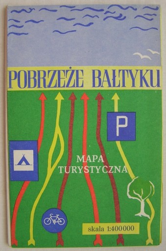 Zdjęcie oferty: POBRZEŻE BAŁTYKU  mapa turystyczna  1 : 400 000 