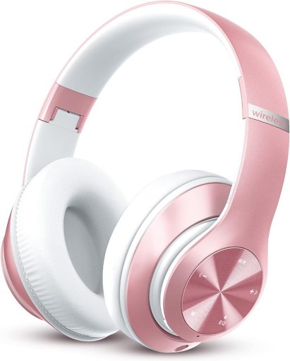 Zdjęcie oferty: Słuchawki nauszne Bluetooth 9S różowe