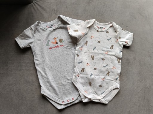 Zdjęcie oferty: Baby Bear Leon 2 x Body Bodziak Lis Jeż Miś R74/80