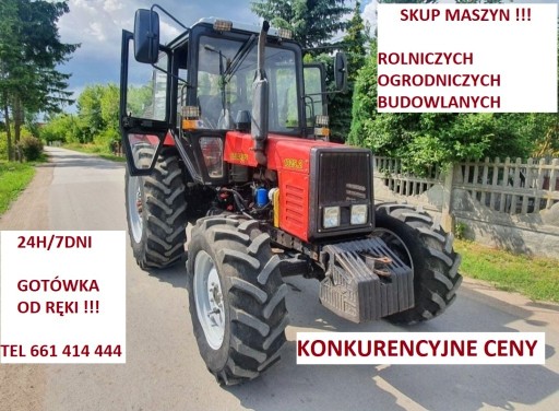 Zdjęcie oferty: Skup maszyn rolniczych,budowlanych,ogrodniczych