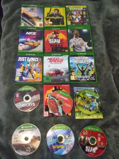 Zdjęcie oferty: Gry Xbox one uszkodzone 