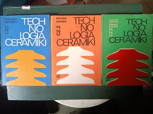 Zdjęcie oferty: Technologia ceramiki tom 1,2,3 Marian Kordek