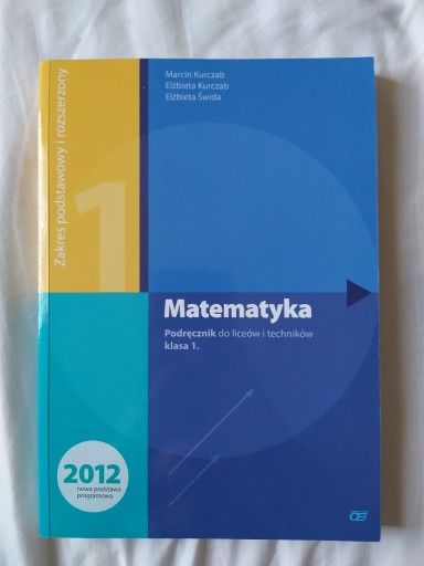 Zdjęcie oferty: Matematyka podręcznik Oficyna edukacyjna klasa 1