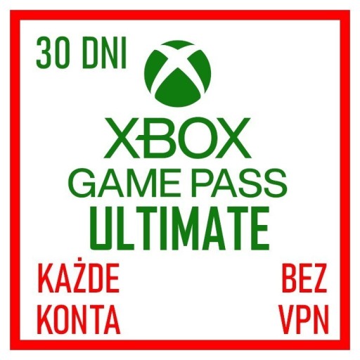 Zdjęcie oferty: XBOX Game Pass ULTIMATE 30DNI automat bez vpn 24/7