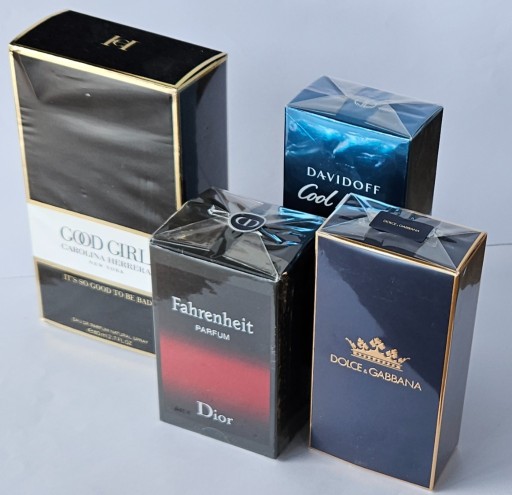 Zdjęcie oferty: Dior Fahrenheit, DAVIDOFF, HERRERA, Dolce&Gabbana